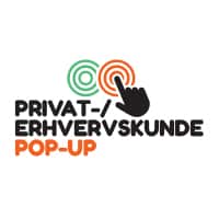 Privat-/erhvervskunde pop-up app